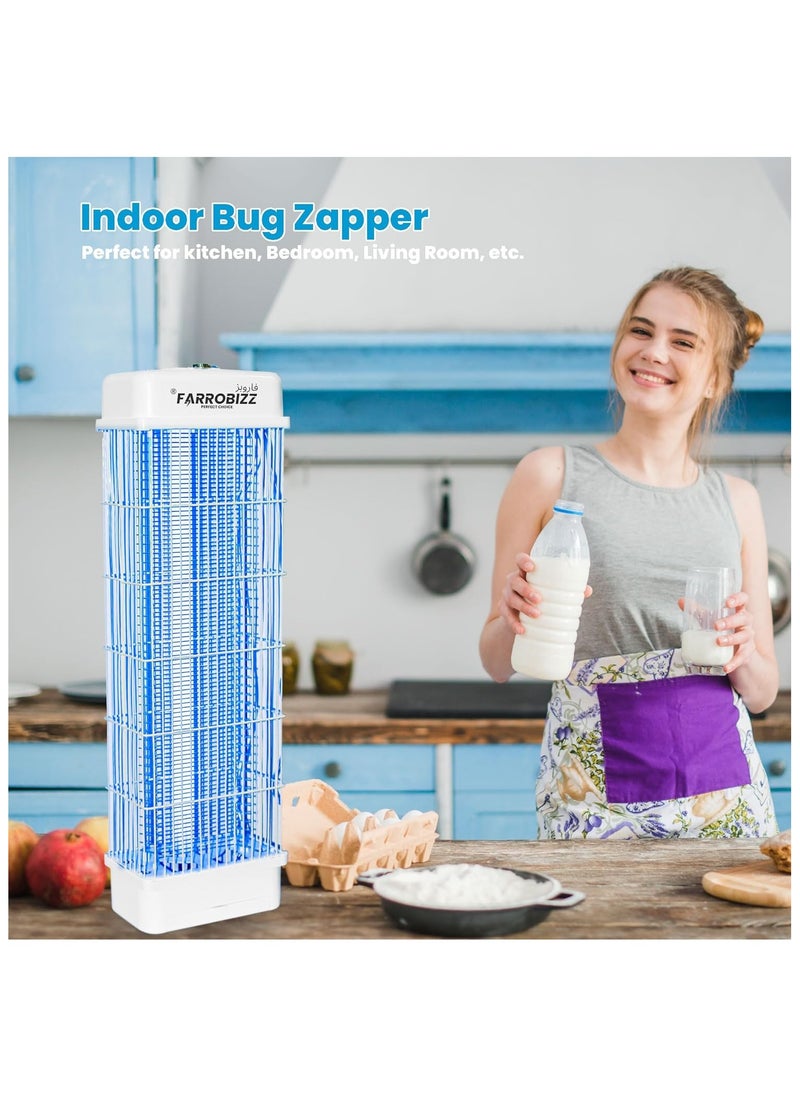 flying insect killer 360° flying insect trap upgraded 22-25W UV light & 4200V Powerful electric shock, mosquito killer, mosquito killer lamp, Ultimate Pest Control for Complete Home Protection