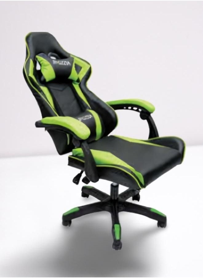 Ragnar High Quality New Design Breathable Gamer's Full Reclining Adjustable Office chair , Gaming Chair In Green And Black Sh-30