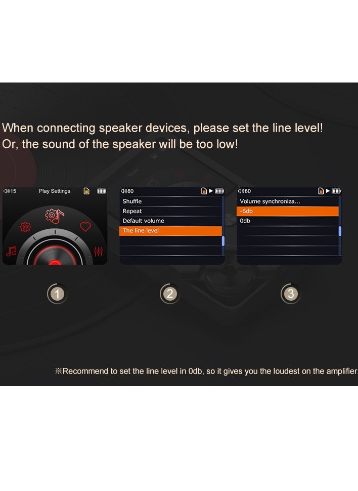 High Quality Lossless MP3 Player MECHEN M30 HiFi With 64GB 128GB Memory Card Support (64G)