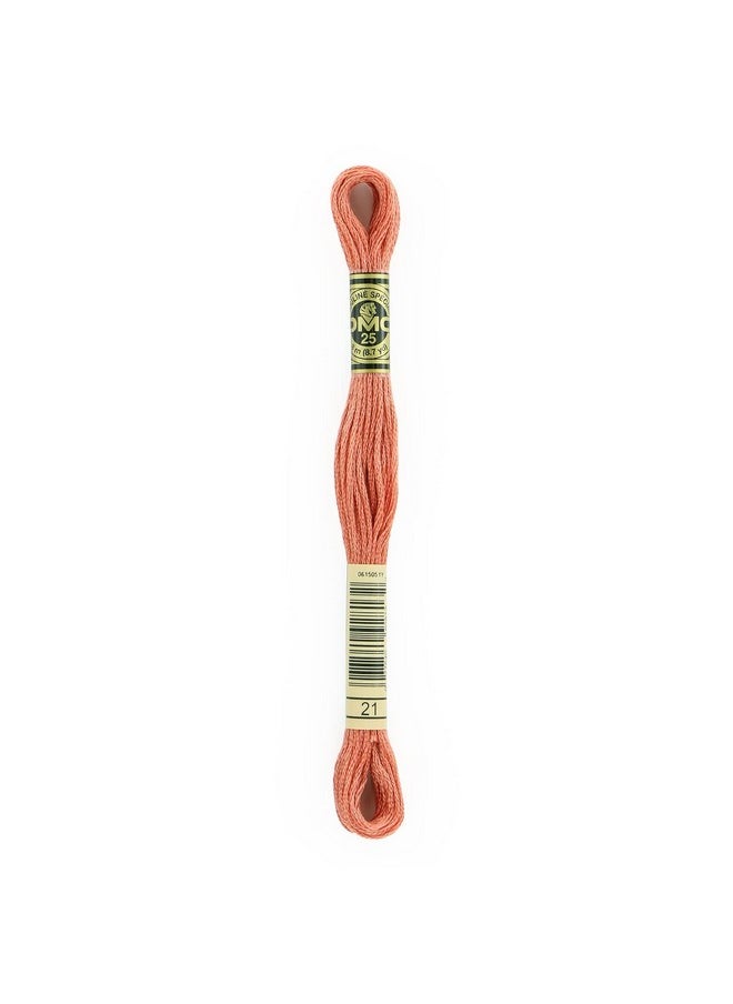 6Strand Embroidery Cotton 8.7Yd Light Alizarin