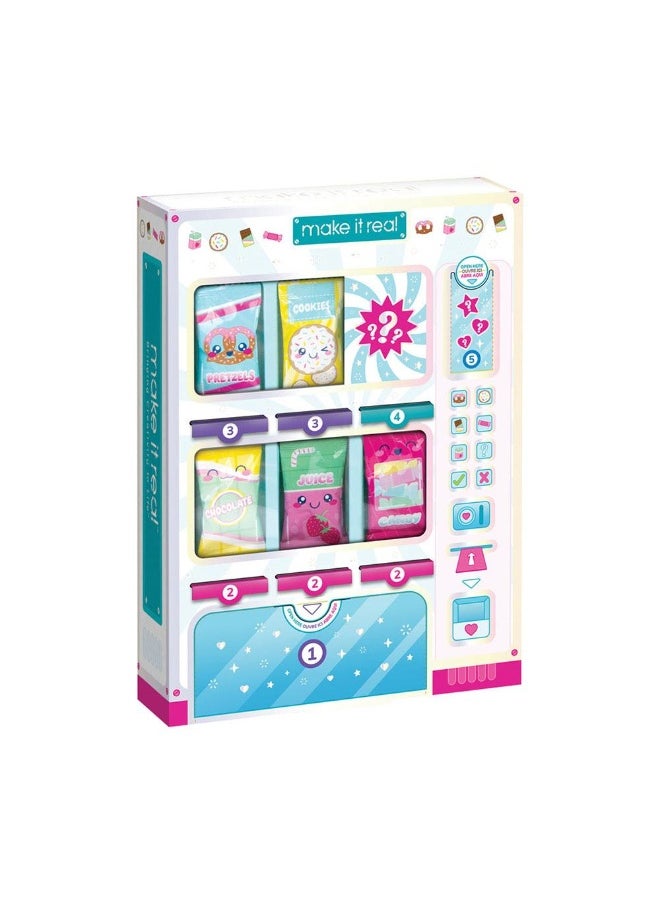 Make It Real Snackers Diy Bracelet Kit With Vending Machine (242 Pieces)