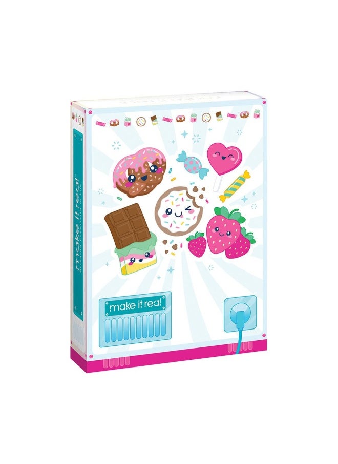 Make It Real Snackers Diy Bracelet Kit With Vending Machine (242 Pieces)