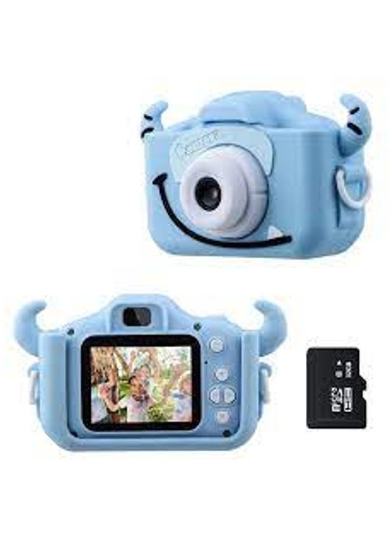 20MP Kids Children Digital Camera 1080P Video Camcorder 2.0 Inches IPS Screen Dual Camera Lenses Anti-Drop Toys for Girls and Boys Built-in Battery