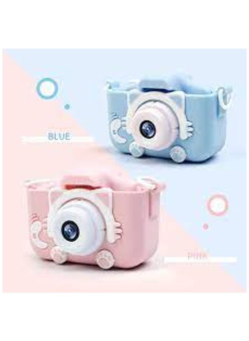 20MP Kids Children Digital Camera 1080P Video Camcorder 2.0 Inches IPS Screen Dual Camera Lenses Anti-Drop Toys for Girls and Boys Built-in Battery