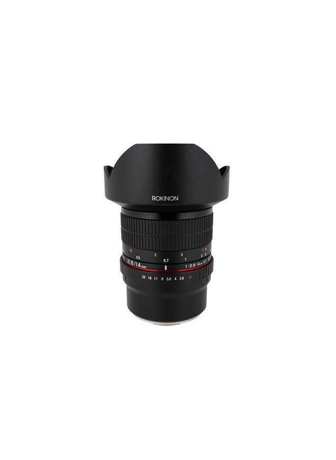 FE14M-MFT 14mm F2.8 Ultra Wide Lens for Micro Four-Thirds Mount and Fixed Lens for Olympus/Panasonic Micro 4/3 Cameras,Black