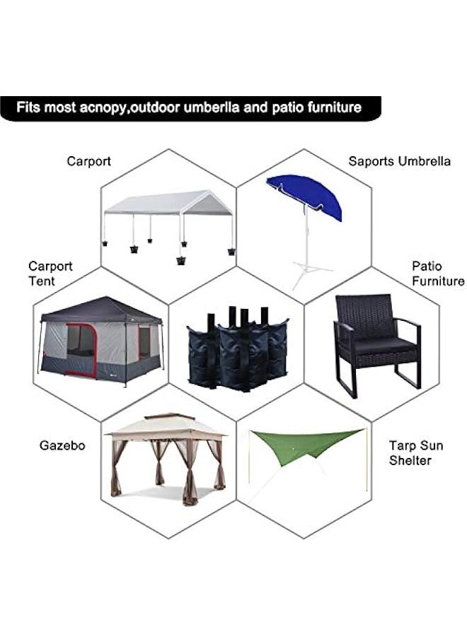 Heavy Duty Premium Instant Shelters Gazebo Weight Bags for Pop up Gazebo, Outdoor Patio, Backyard.