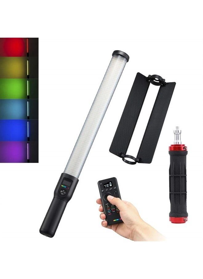 Godox LC500R RGB LED Light Stick, 2500K-8500K Adjustable, 360° Full Color, 14 FX Lighting Effects, CRI 96 TLC I98 Accurate Color, 0-100% Dimmable, Creative Music Mode