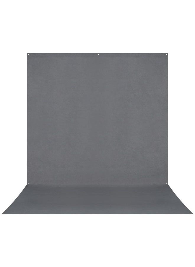 8'x13' Neutral Gray Sweep X-Drop Pro Wrinkle-Resistant Backdrop Kit - for Full-Length Portraits, Group Photos, and Photo Booths