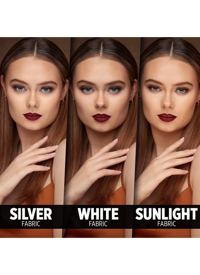 Eyelighter 3 - The Original Curved Reflector. Includes Silver, White, and Sunlight Fabrics for Portrait and Headshot Photgraphy