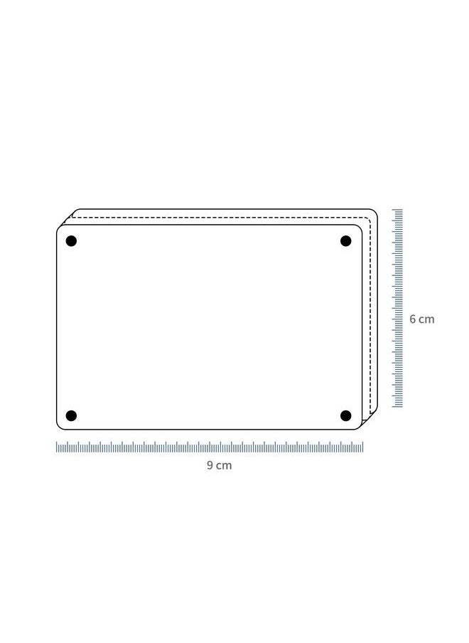 Acrylic Fridge Magnetic Frame Double Sided Photo Refrigerator Magnet Picture Frame For Fujifilm Instax Mini 2.36 X 3.54 Inch Pack Of 5