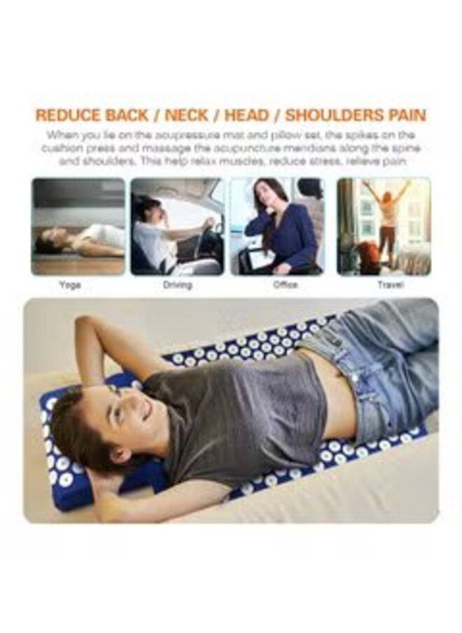 Massage cushion Yoga Mat Massage to relieve pressure foot back and neck body pain mat Pain relief pad High elastic and durable Fitness Yoga Mat