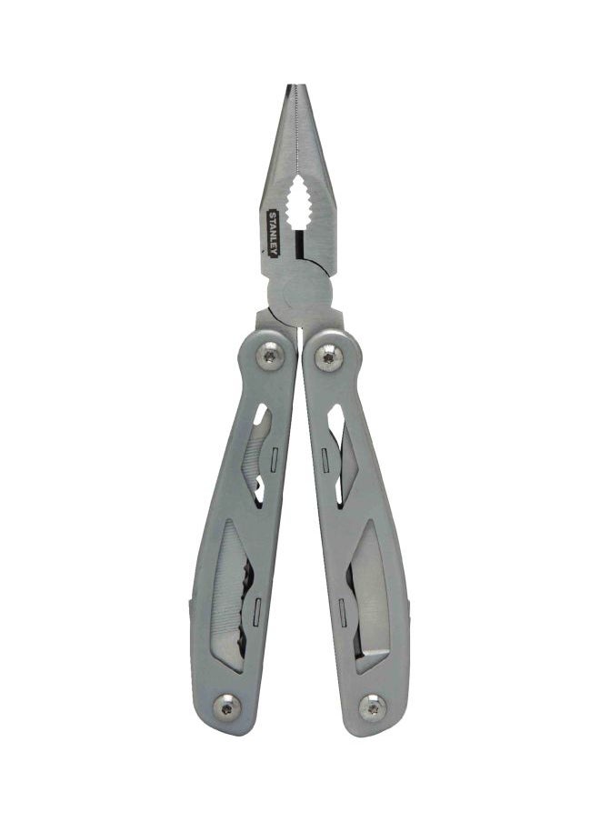 12-In-1 Multi-Tool Plier Silver 6.5inch