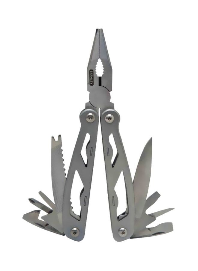 12-In-1 Multi-Tool Plier Silver 6.5inch