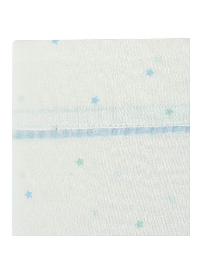 Bumble & Bird - Lullaby Starlight Baby Bedding Set For Moses Basket - 3pcs - Blue