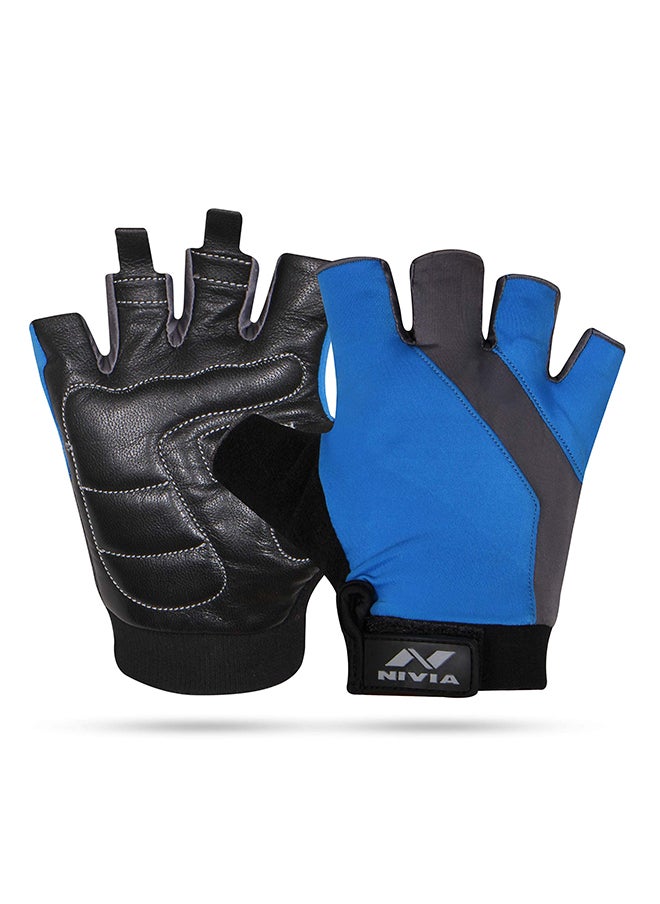 New Dragon Sports Glove | Size - Medium | Material - Leather | Weight Lifting Gloves | Exercise Gloves | Fingerless Grip Gloves | Fitness Gloves | Crossfit Gloves