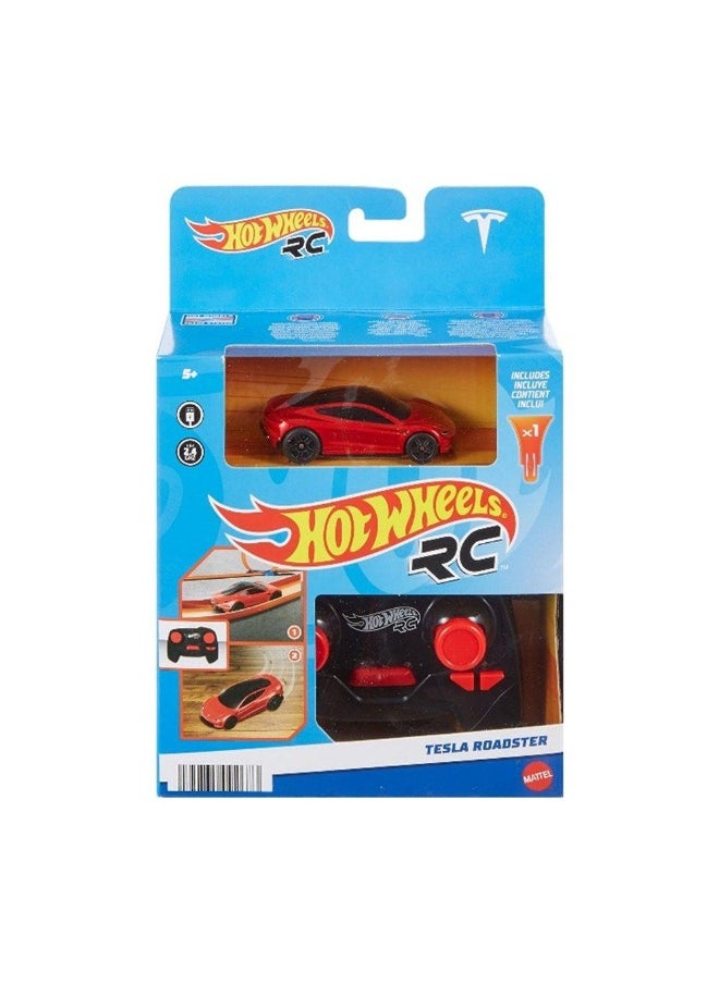 Hot Wheels Tesla Roadster 2.4 Ghz Rc Car (1:64)