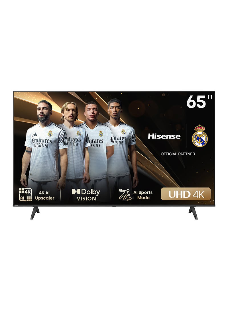 65 inch Smart TV UHD 4K E6N-Dolby Vision,Game Mode Plus,Smooth Motion with MEMC,AI Sports Mode,Voice Control,Share to TV,Youtube,Netflix,Disney+,Shahid And Anghami (2024 New Model) 65E6N Black