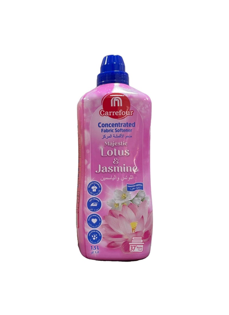 Lotus And Jasmine Concentrated Fabric Softener Blue 1.5L