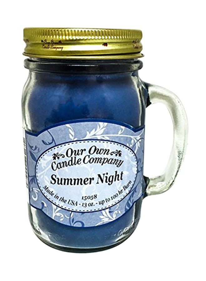 Our Own Candle Company Summer Night Scented 13 Ounce Mason Jar Candle Company