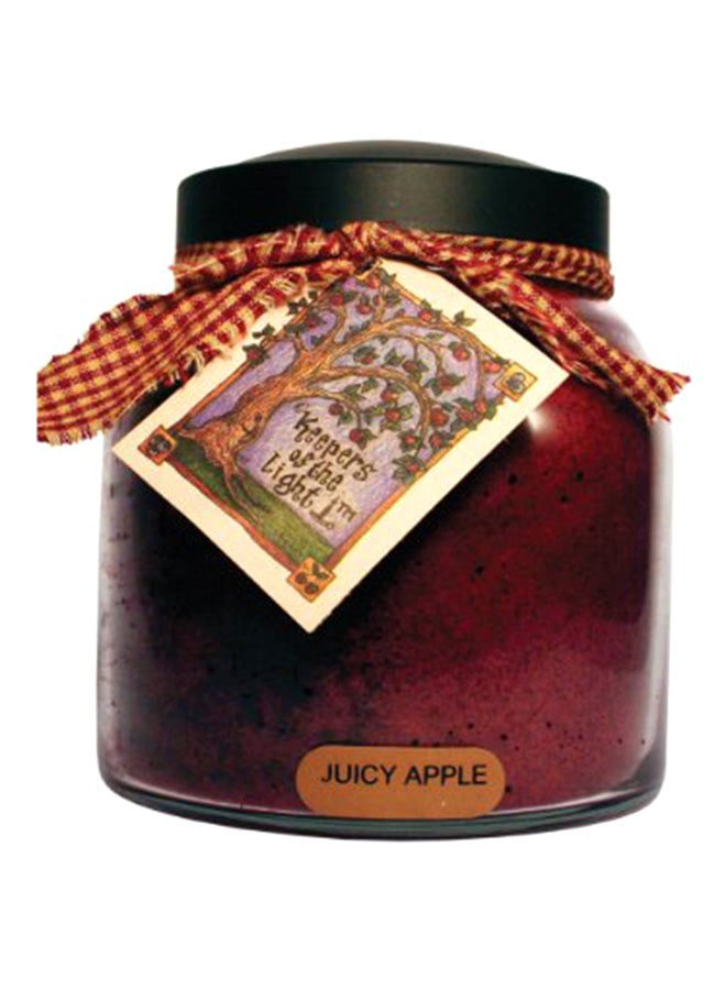 A Juicy Apple 34 OZ Papa Jar Candle, 34Oz