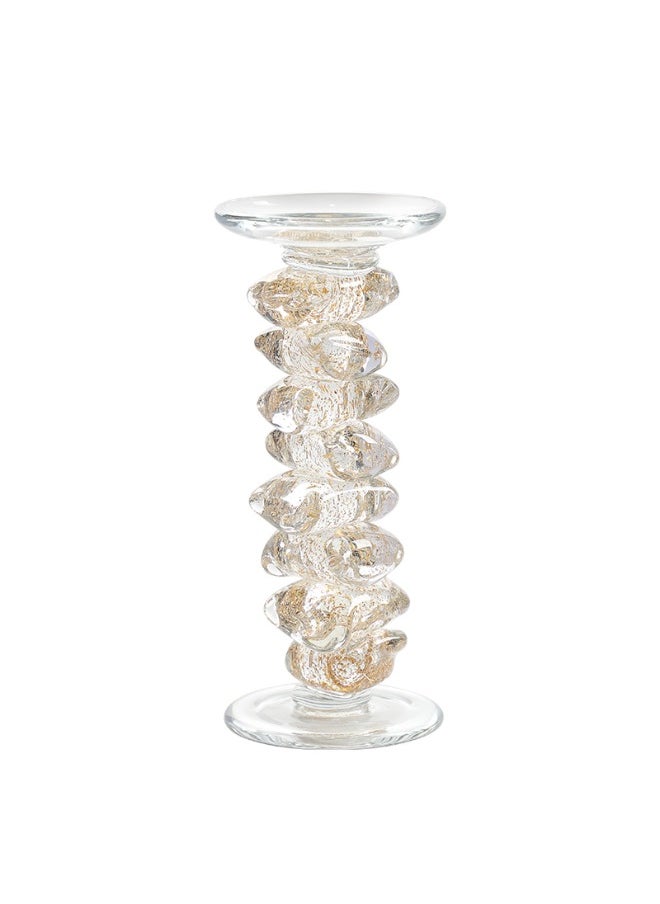 MAAC Home Opulent Gold Accent Candle Stand - LargeUnique Stylish and Decorative Tealight Candle Holders for Home Décor or Centerpiece gives Modern and Minimalist Home Décor Look