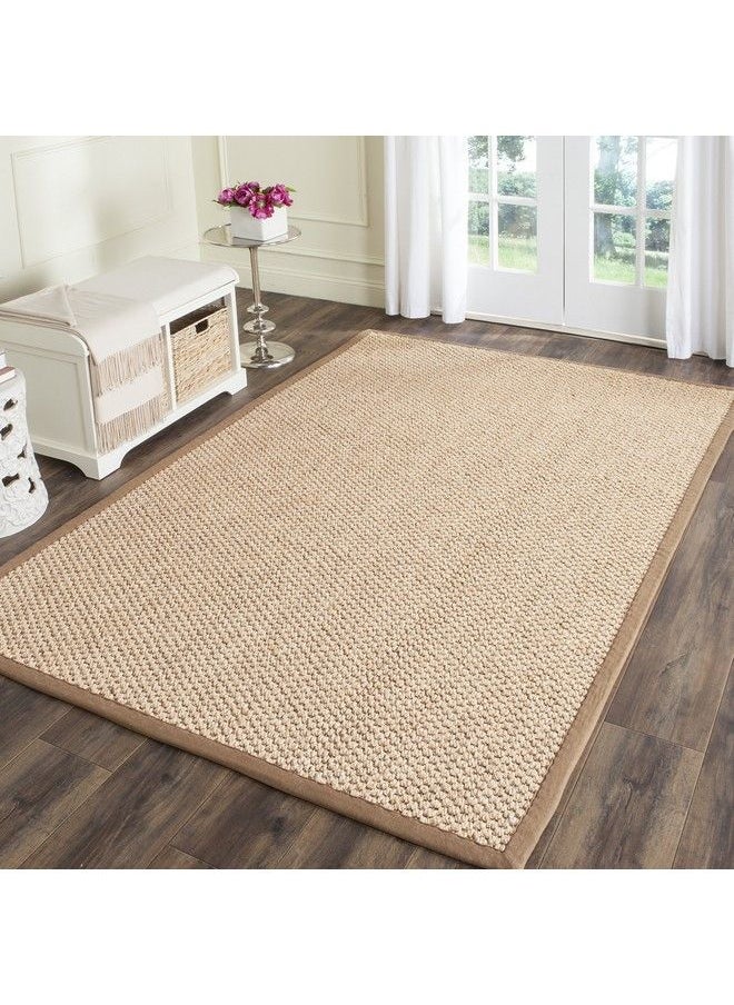 Natural Fiber Collection Accent Rug 2' X 3' Natural Sisal Design Easy Care Ideal For High Traffic Areas In Entryway Living Room Bedroom (Nf525B)