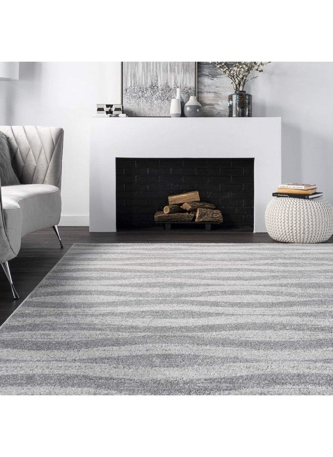 Tristan Contemporary Waves Runner Rug 2' 6