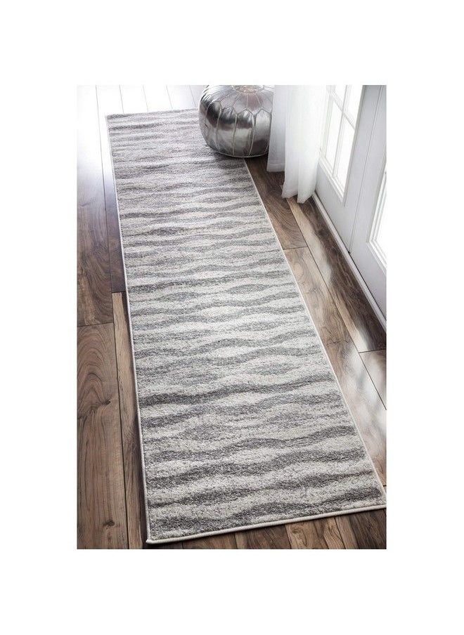 Tristan Contemporary Waves Runner Rug 2' 6