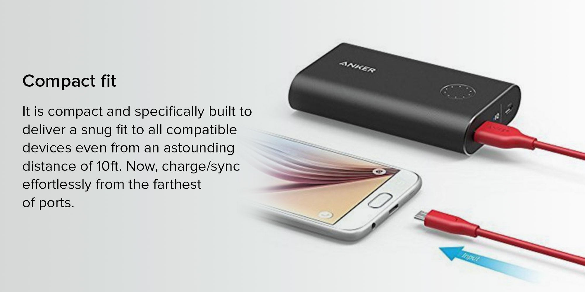 PowerLine Data Sync Charging Cable Red