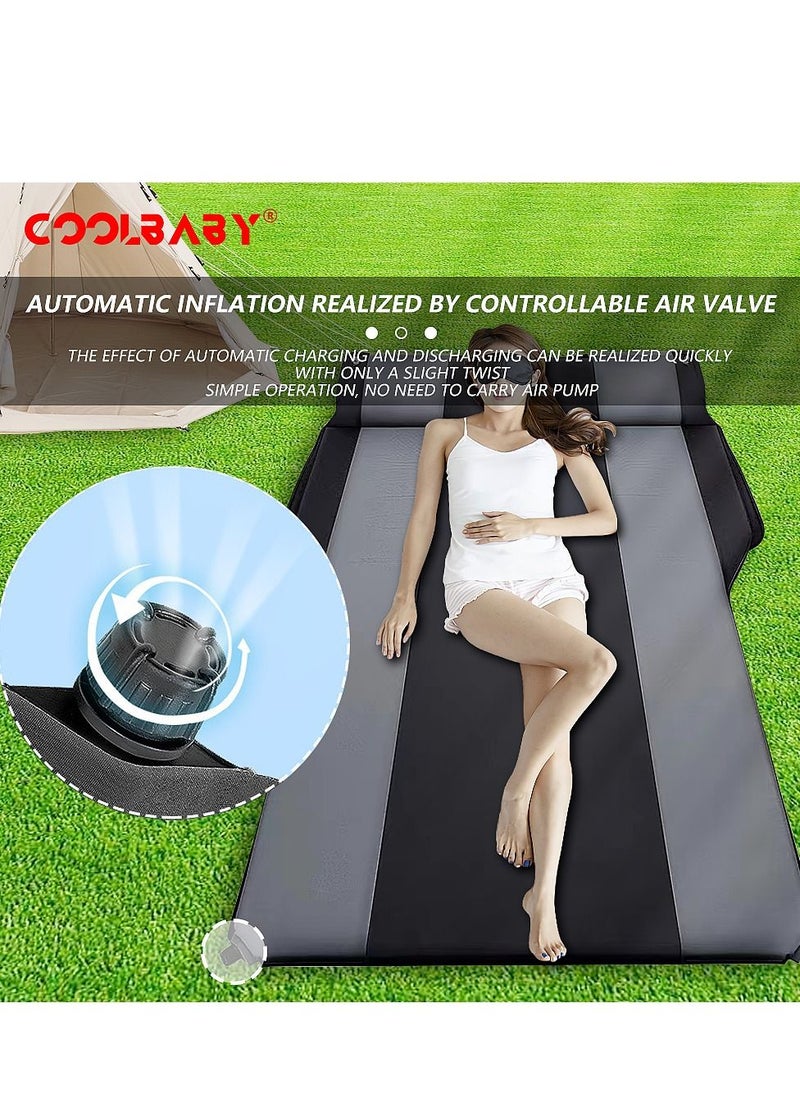 COOLBABY Car Automatic Air Mattress Portable Car Automatic Air Bed Fit For Suv Trunk Travel Air Bed