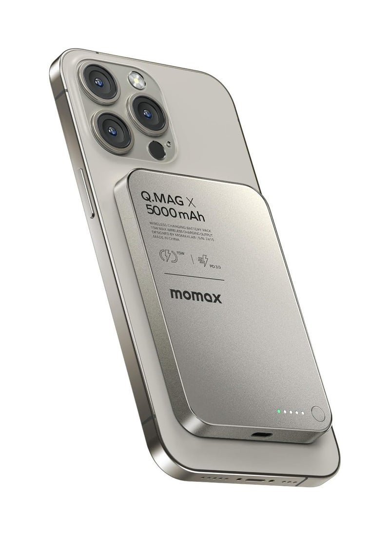 Momax Q.Mag X Magnetic Wireless Power Bank 5000mAh – Gen 2