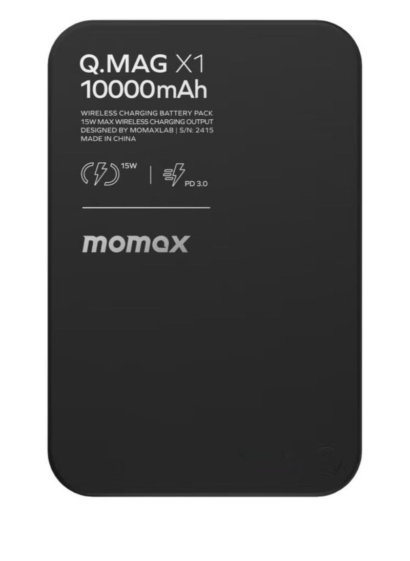 Q.MAG X1 10000 mAh Wireless Magnetic Battery Pack USB-C Up to 20W PD Output