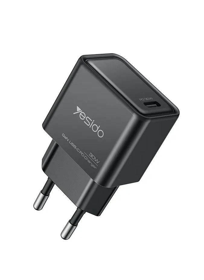 YC63 Yesido 30W GaN Multiple Protection Low Temperature Fast Charging European Standard Fast Charger