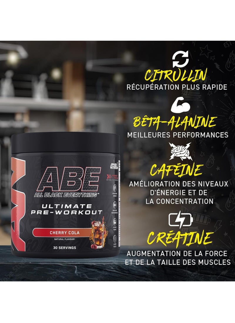 ABE Pre-Workout Supplement 30 Servings, Bubblegum, 375g