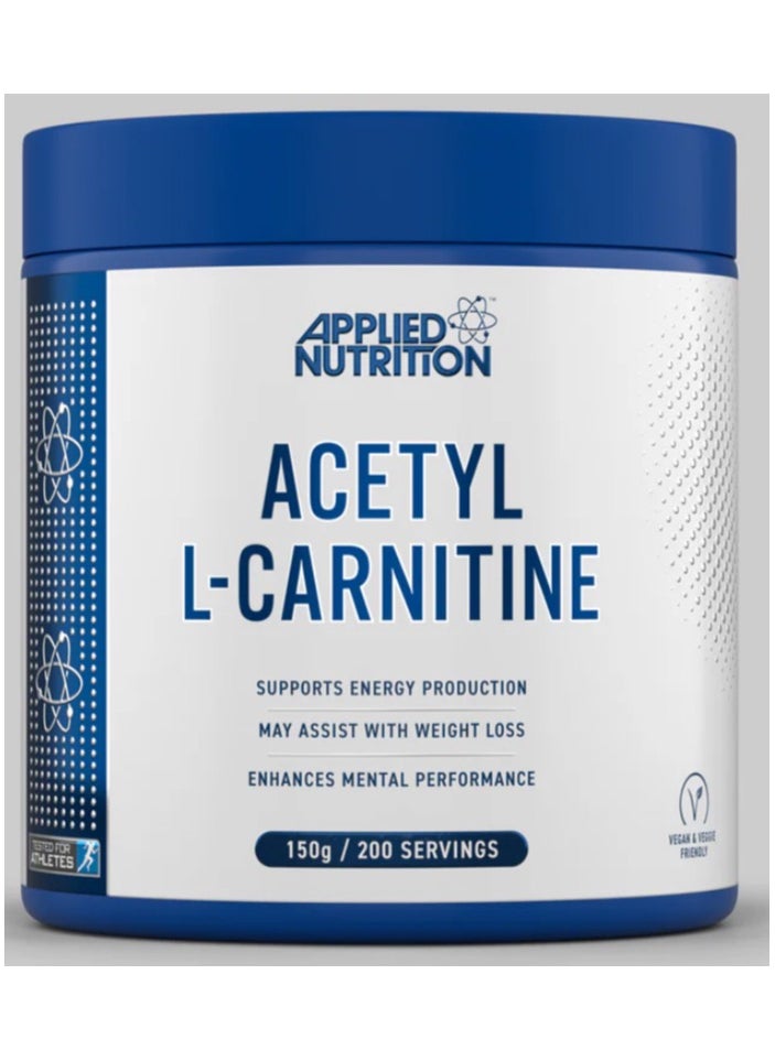 Acetyl L Carnitine, Supports Energy Production 150g Unflavored