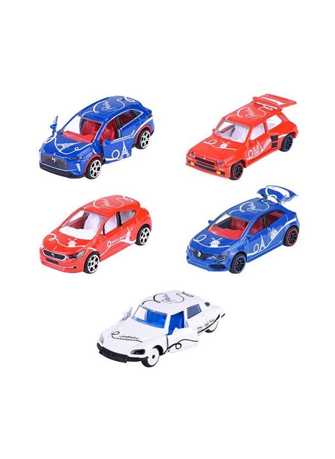 Majorette French Touch Car Gift Pack (5 Pieces)