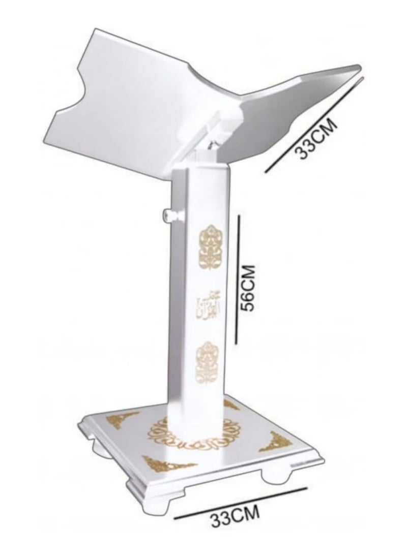 Holy Quran Stand - White – Turkish Holy Quran Holder large size - white