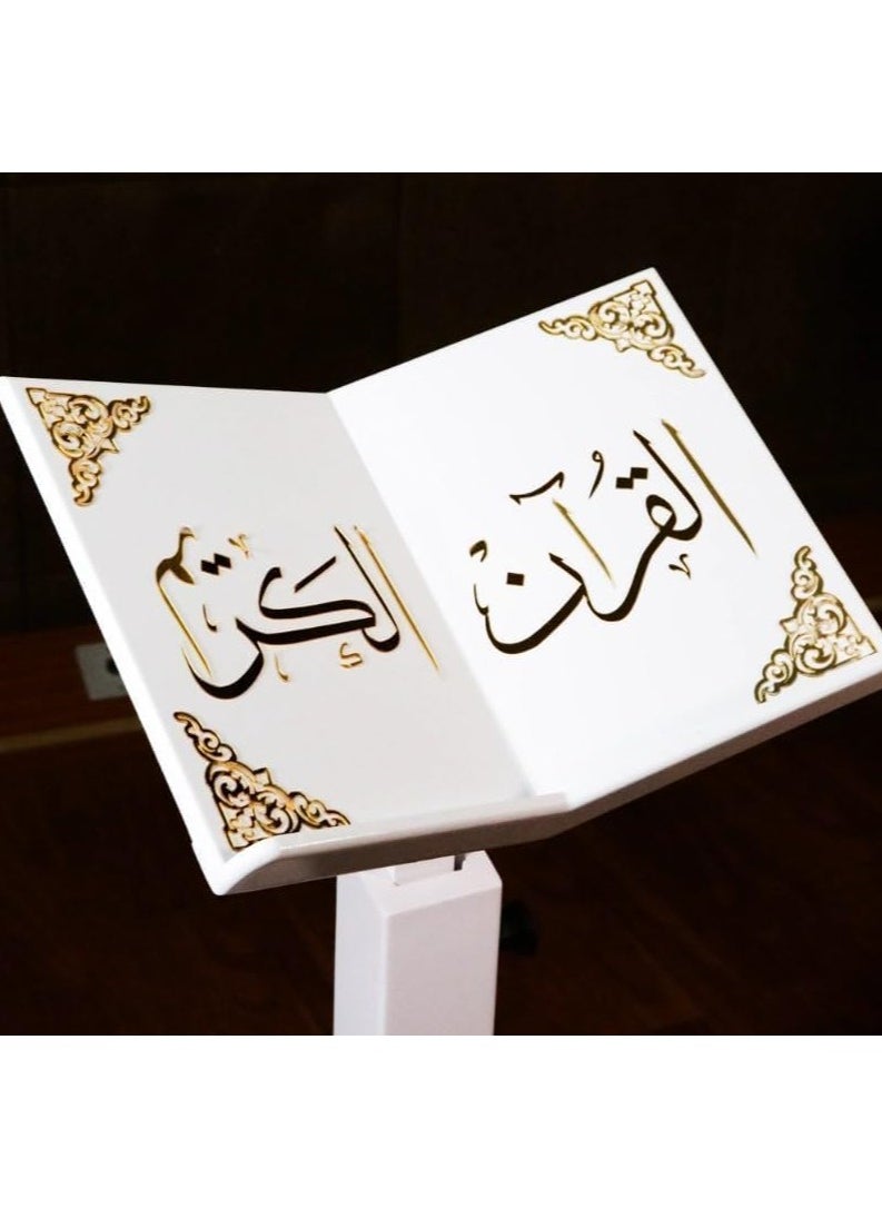 Holy Quran Stand - White – Turkish Holy Quran Holder large size - white