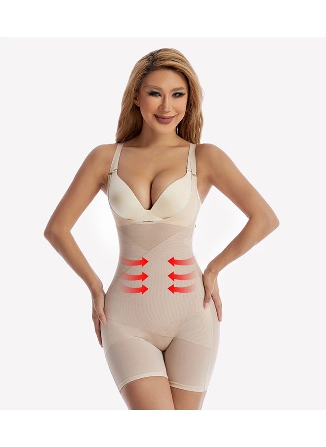 Womens Body Shaper High Waisted Tummy Control Shaperwear Slim Shaper Body Shaper Shapewear for Women, Conjoined Shapewear, Waist Lift Corset Body Tight Stomach（Complexion）