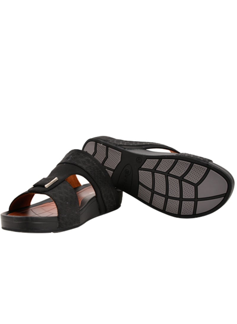 Mens Arabic Sandals Black