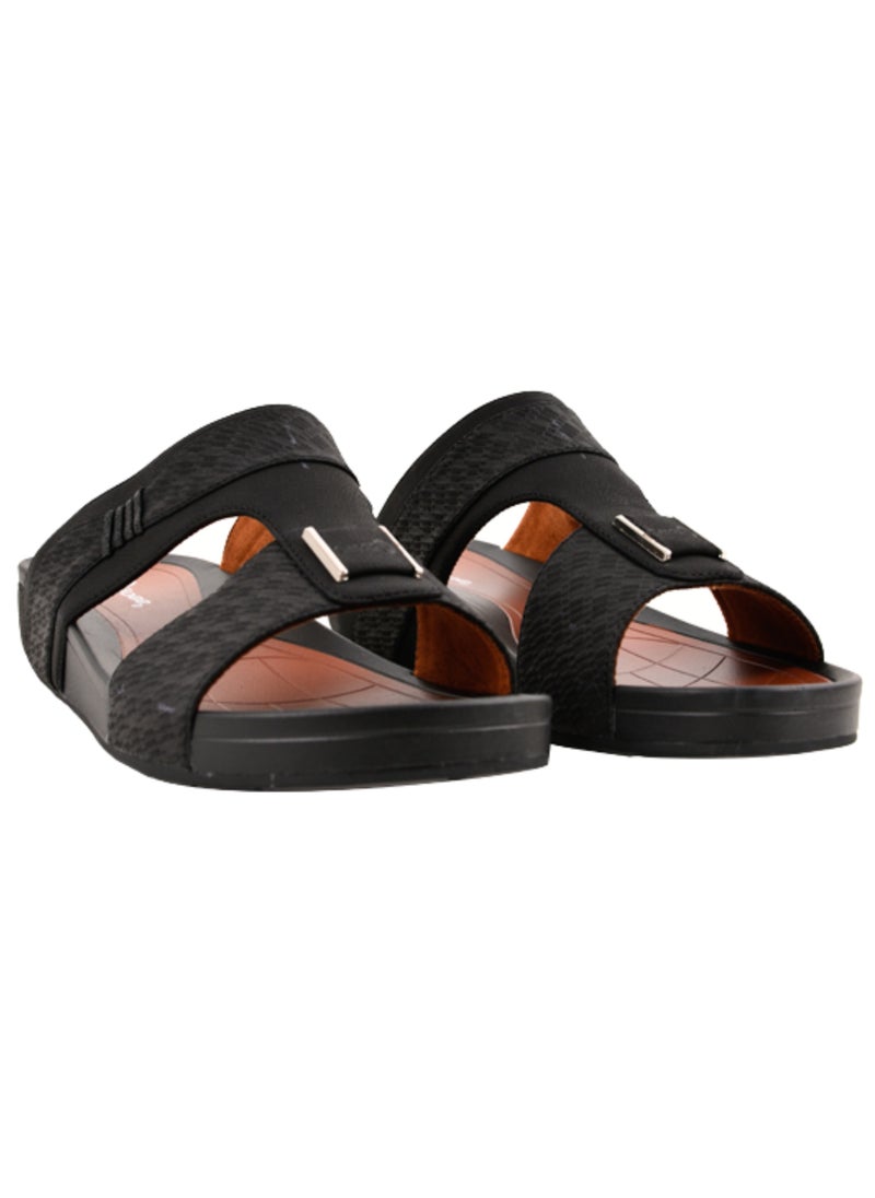 Mens Arabic Sandals Black