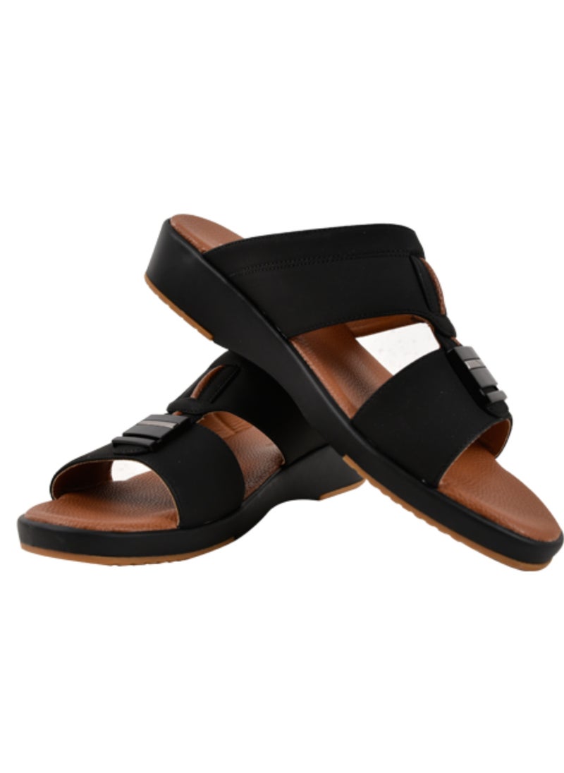 Mens Arabic Sandals Black