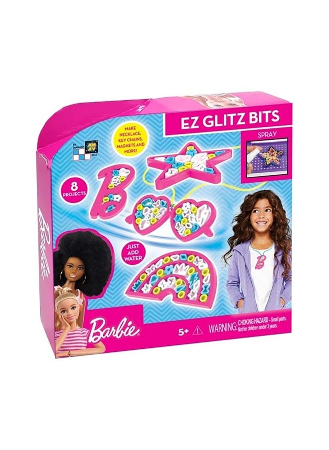 Barbie EZ Glitz Bits Jewelry & Key Chain Art Kit