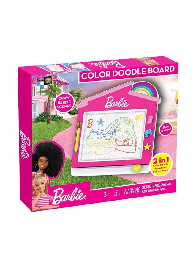Barbie 2-in-1 Color Doodle Magnetic Board