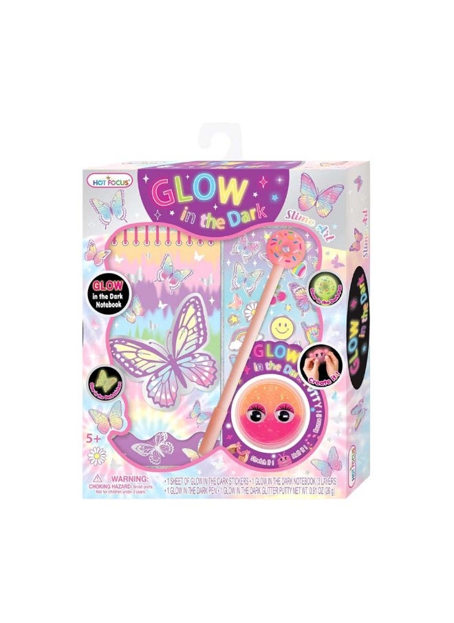 Hot Focus Glow-in-the-Dark Slime Art Set