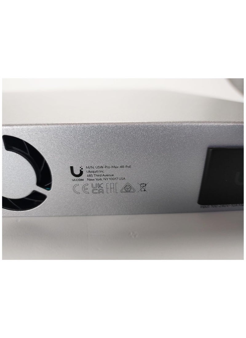 Ubiquiti Networks 48+4P UniFi USW-PRO-Max-48-PoE PoE++ 720W M RM