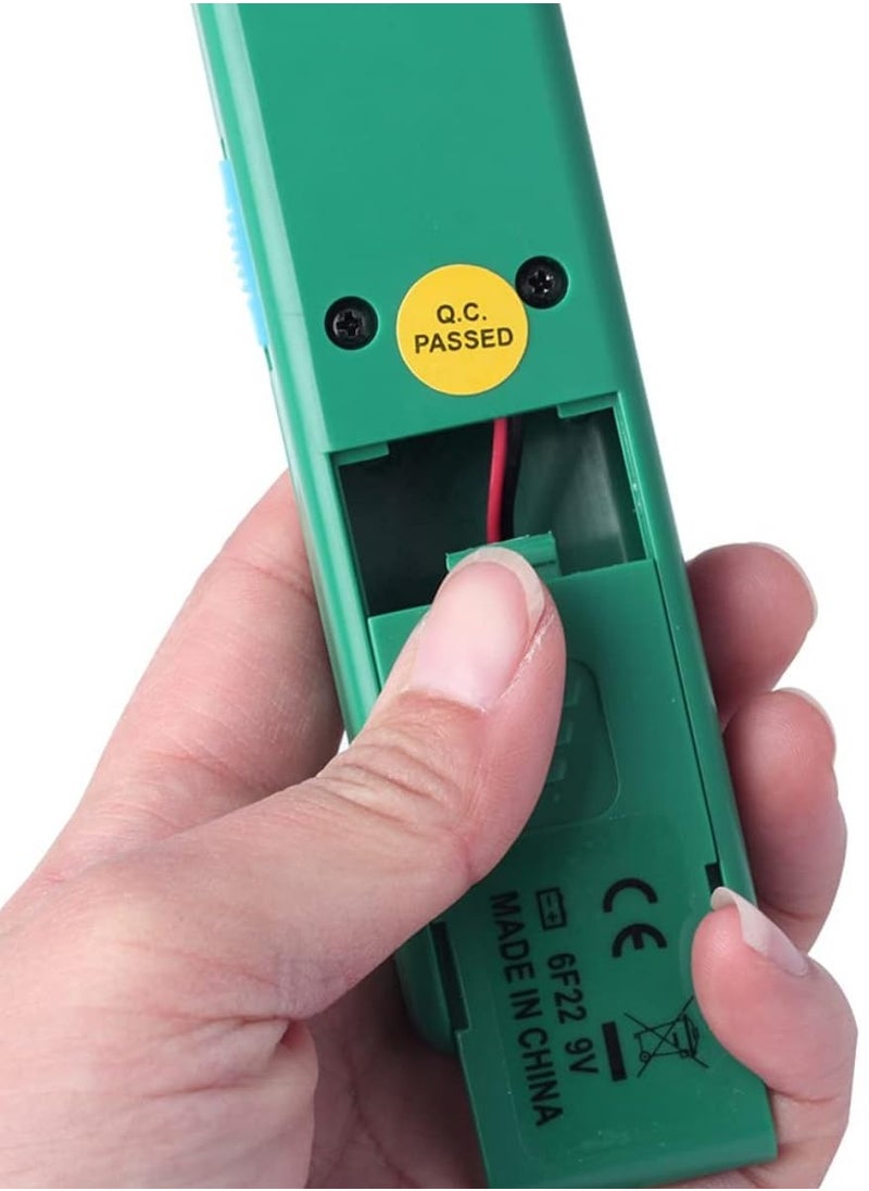 MS6812 Cable Tracker Network Telephone Line Tester, Portable Wire Tracer with Tone Generator & Probe, 100Hz~300kHz Range, LAN Network Cable Tester, UTP Tool for Continuity Check, Line Break Detection,