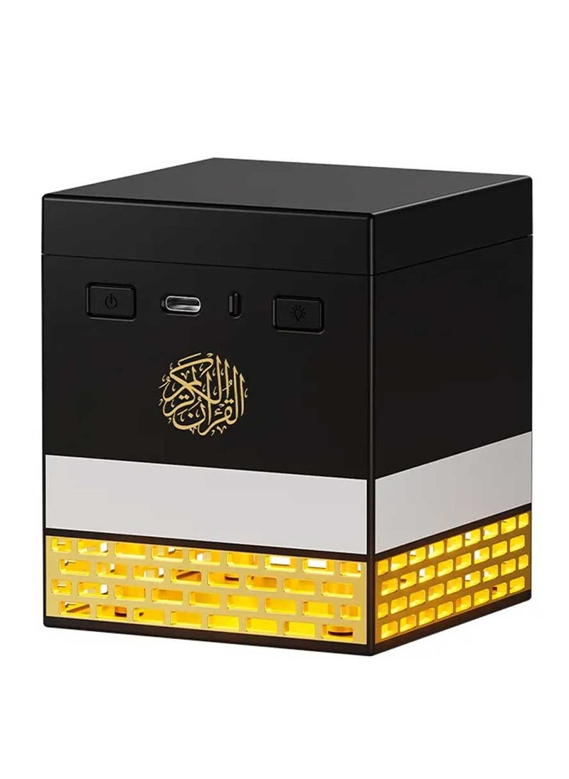 Multi-LED Light Bakhoor Rechargeable Incense Oud Burner with Full Quran Muslim Speaker Remote and App Control