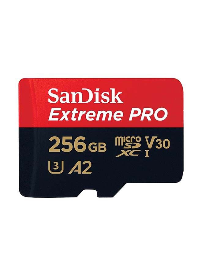 Extreme PRO microSD UHS-I 170 MB/s Card with Adapter - SDSQXCZ-256G-GN6MA