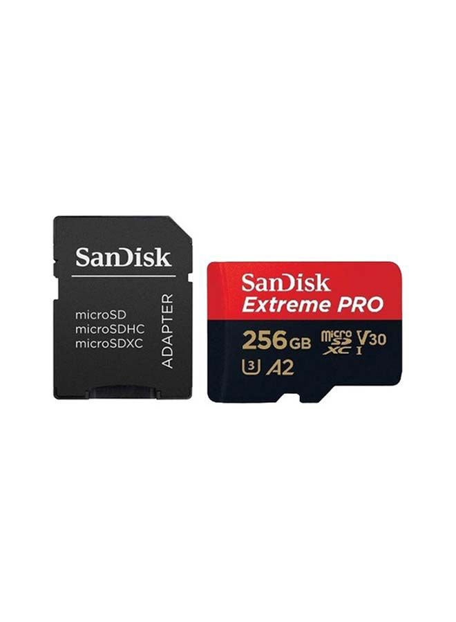 Extreme PRO microSD UHS-I 170 MB/s Card with Adapter - SDSQXCZ-256G-GN6MA